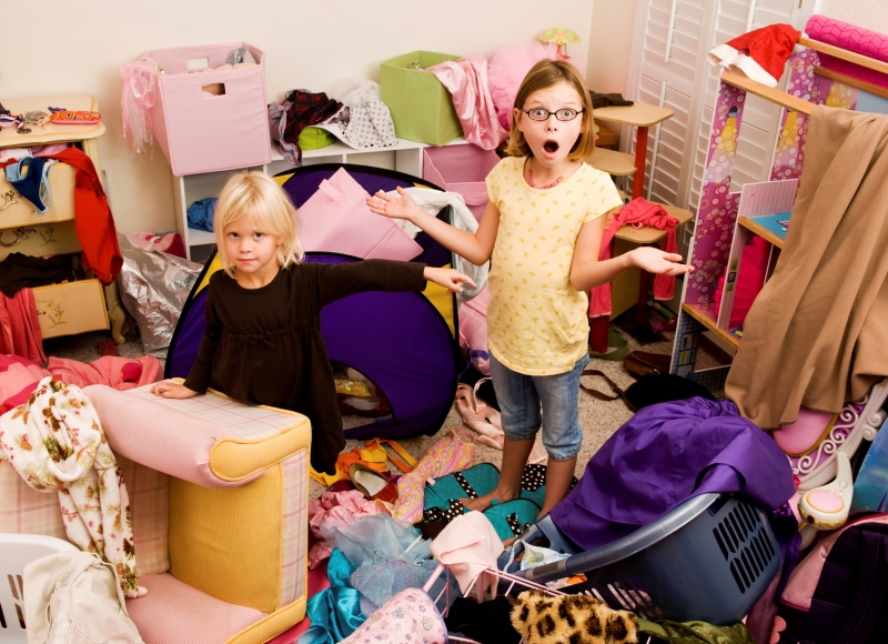 Как правильно убираться в детской комнате
